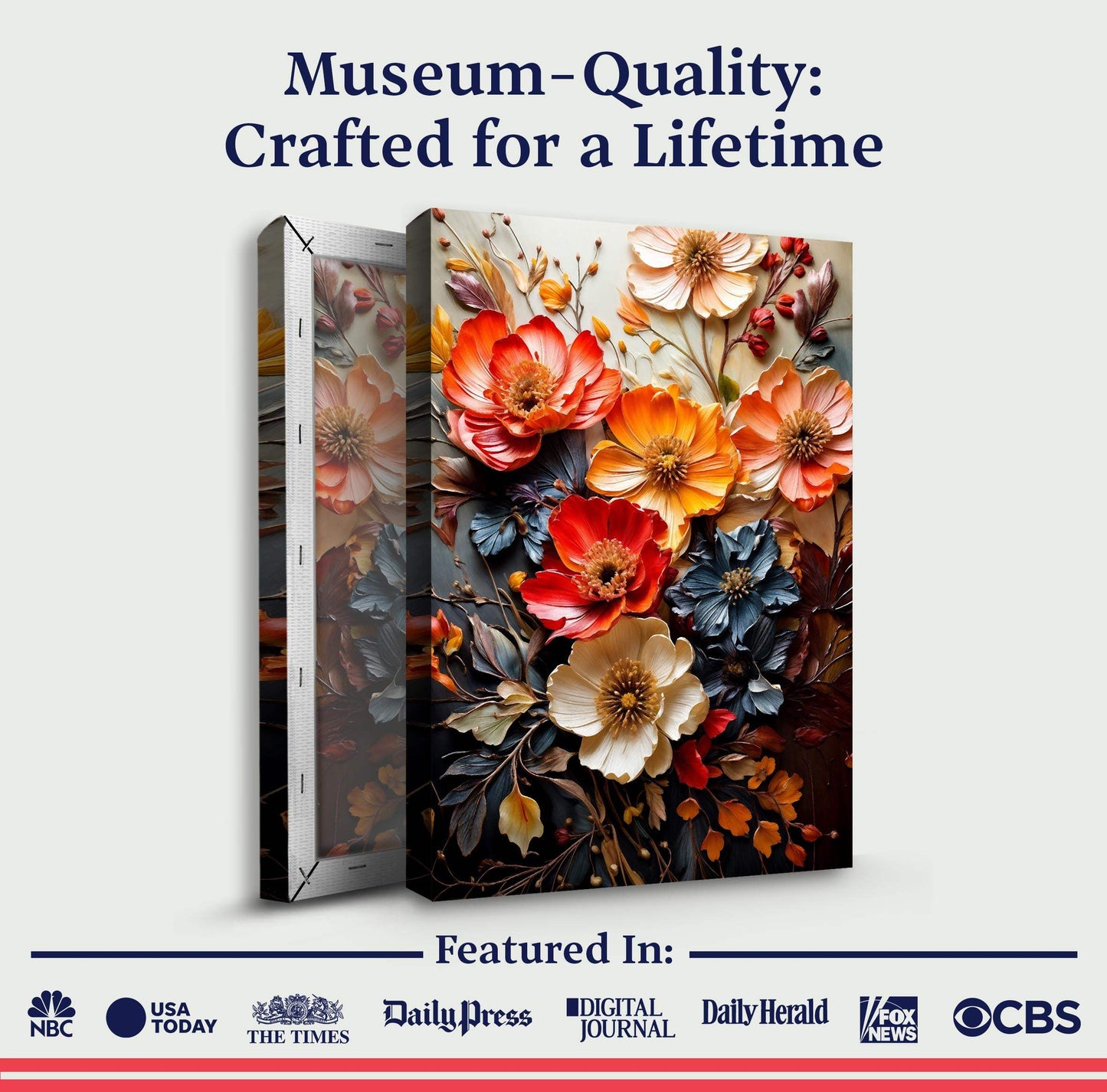 Blooming Garden Rhapsody Wall Art - Tailored Canvases - Flyclothing LLC