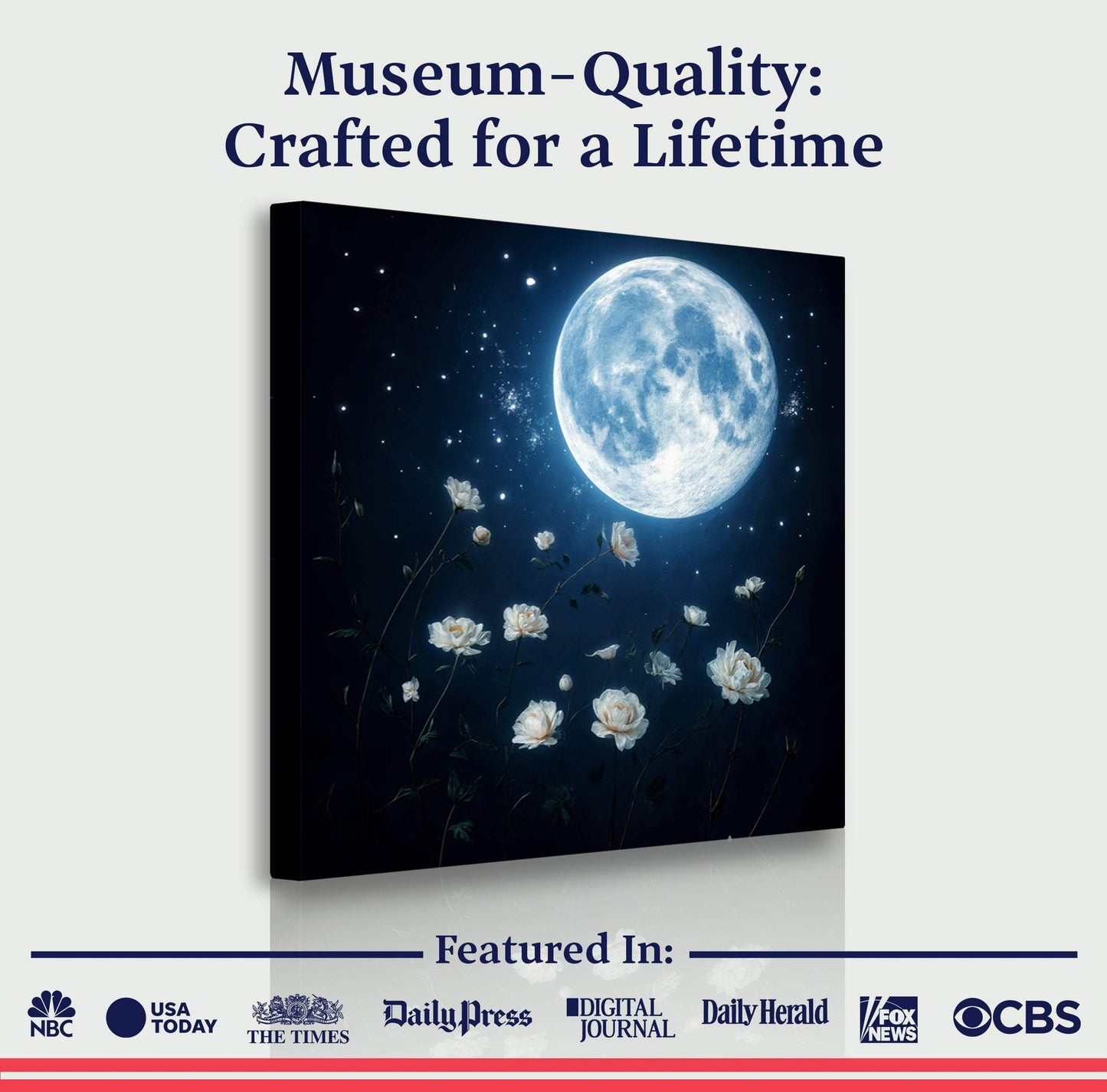 Lunar Canvas Wall Art - Tailored Canvases - Flyclothing LLC