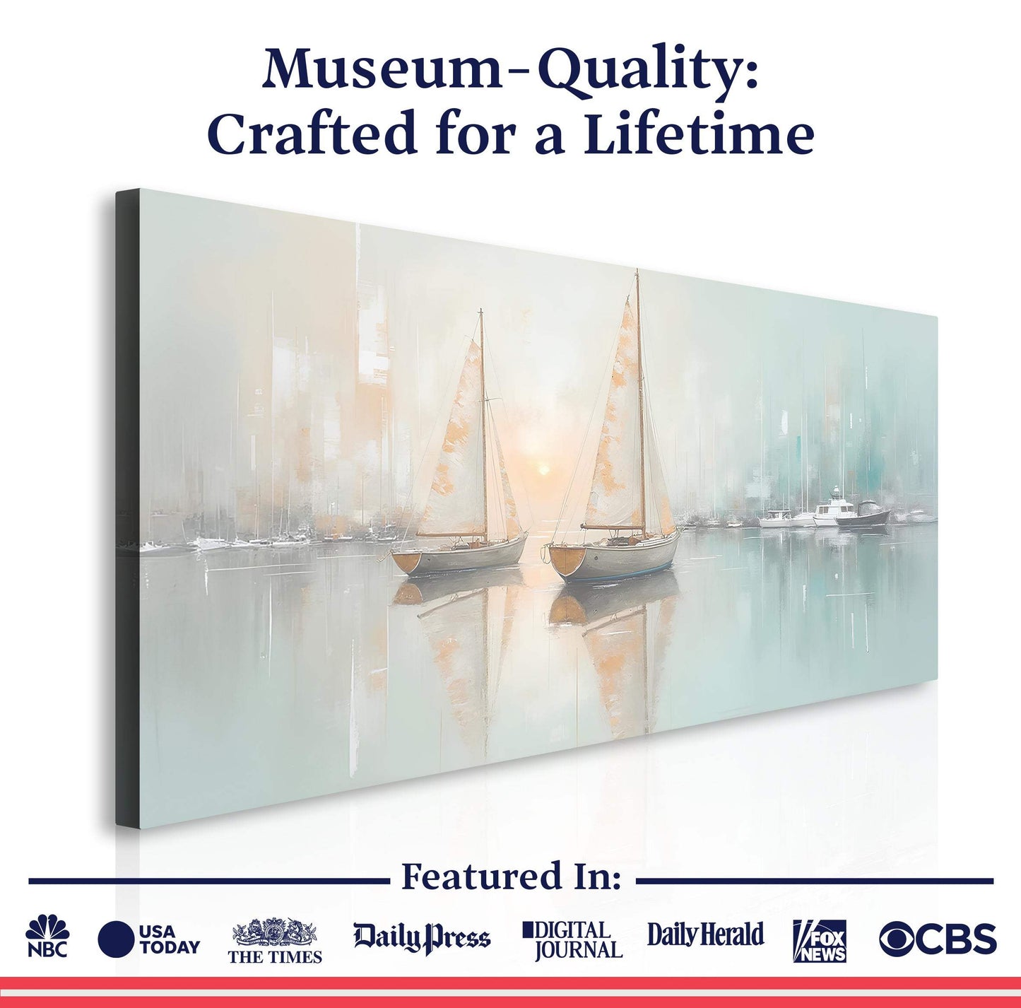 Abstract Pier and Dock Wall Art - Tailored Canvases - Flyclothing LLC