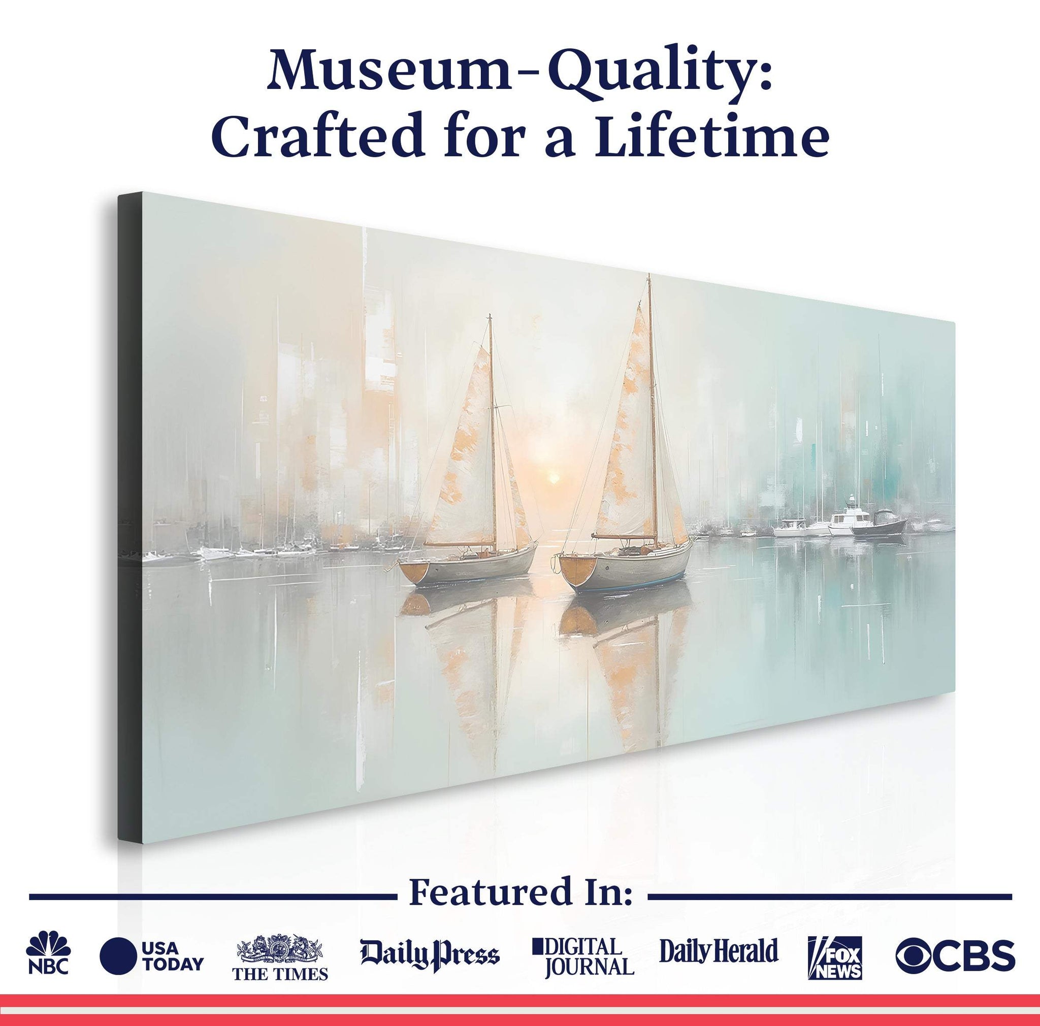 Abstract Pier and Dock Wall Art - Tailored Canvases - Flyclothing LLC