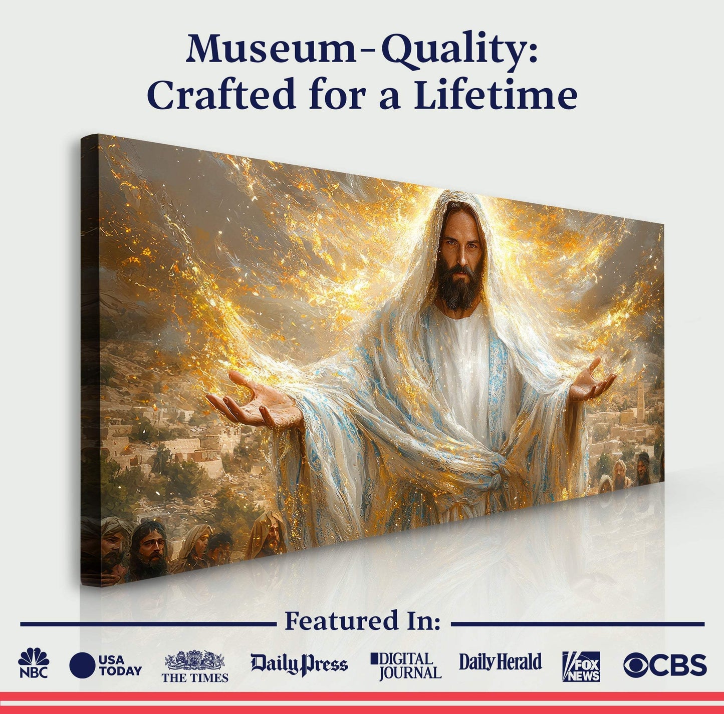Creator Faith Wall Art - Tailored Canvases - Flyclothing LLC