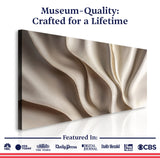 Beige Minimalist Wall Art V - Tailored Canvases - Flyclothing LLC