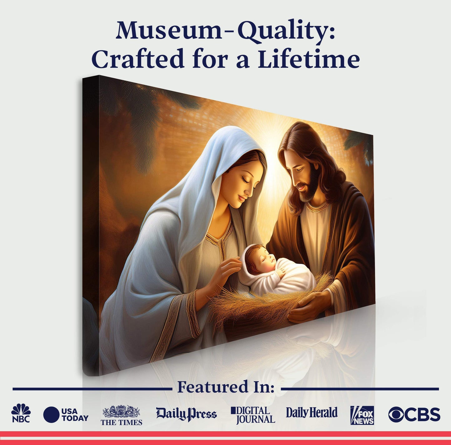 3D Faith Wall Art II - Tailored Canvases - Flyclothing LLC