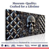 3D Rose And Skull Wall Art IV - Tailored Canvases - Flyclothing LLC