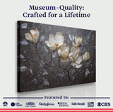 Midnight Magnolias Wall Art - Tailored Canvases - Flyclothing LLC