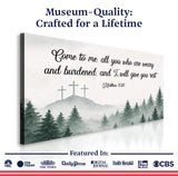 Come To Me - Matthew 11:28 Faith Sign II - Tailored Canvases - Flyclothing LLC
