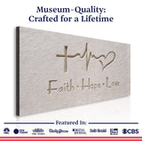 Faith, Hope, Love Faith Wall Art IV - Tailored Canvases - Flyclothing LLC