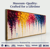 Rainbow Cascade Wall Art - Tailored Canvases - Flyclothing LLC