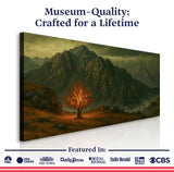 Burning Bush - Faith Wall Art III - Tailored Canvases - Flyclothing LLC