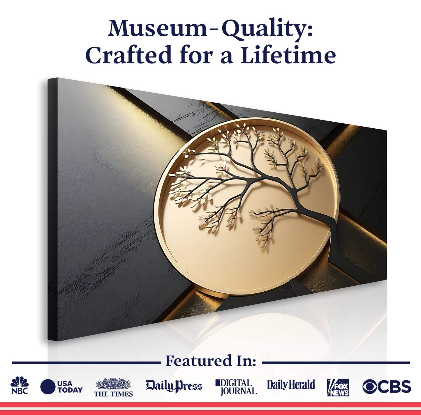 3D Celtic Tree of Life Wall Art VI - Tailored Canvases - Flyclothing LLC