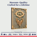 3D Whispering Feathers Wall Art II - Tailored Canvases - Flyclothing LLC