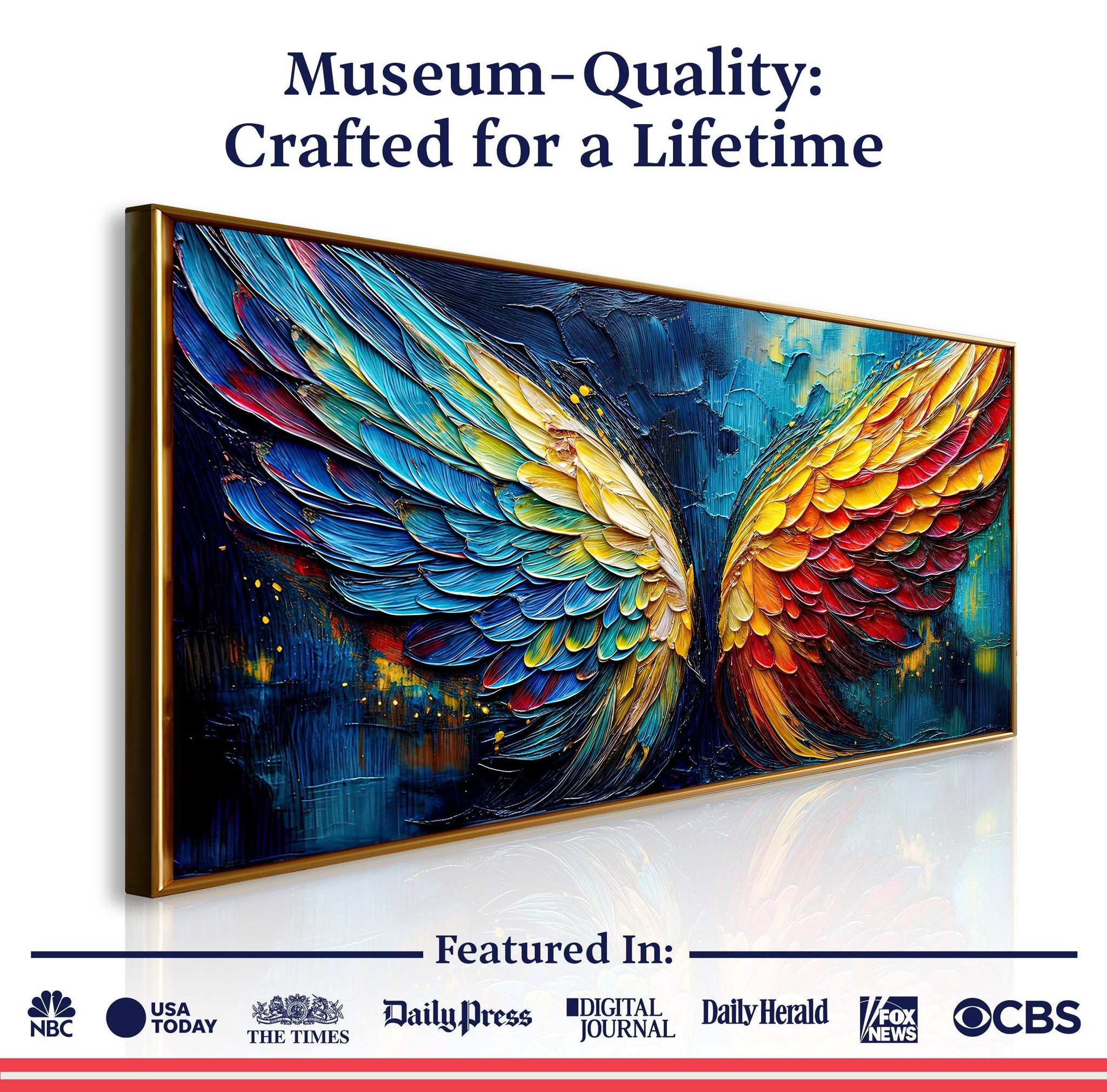 Wings of Fire Wall Art - Tailored Canvases - Flyclothing LLC