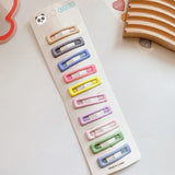 Enchanting Colorful Collection: Dreamy Hair Clip Accessories In A Magical Color Palette Sets For Babies