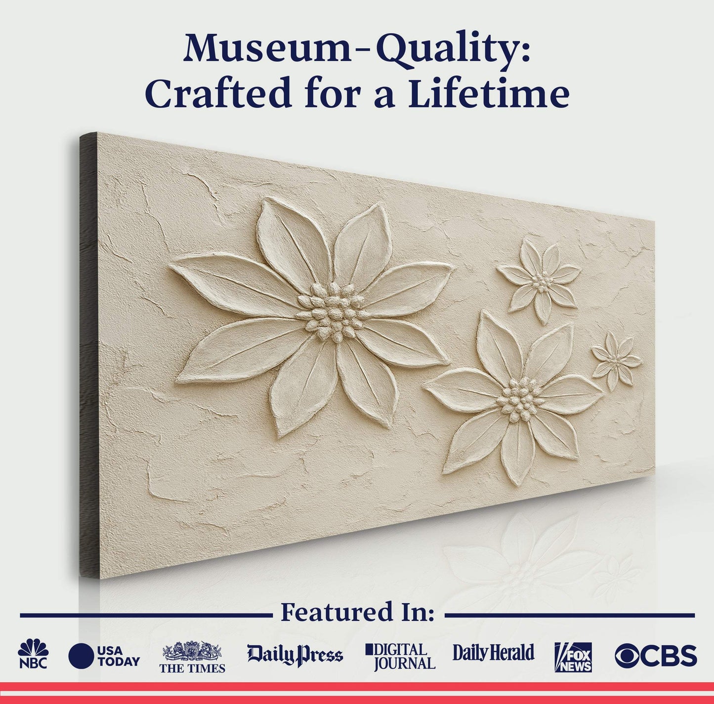 Floral Abstract Wall Art V - Tailored Canvases - Flyclothing LLC