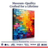 Spectrum Mosaic Wall Art - Tailored Canvases - Flyclothing LLC