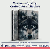 Wolf Double Exposure Wall Art III - Tailored Canvases - Flyclothing LLC