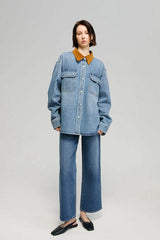 California Sunset Denim Shirt HJ902 - Hey Joanie - Flyclothing LLC