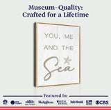 You Me and the Sea Coastal Sign V - Tailored Canvases - Flyclothing LLC