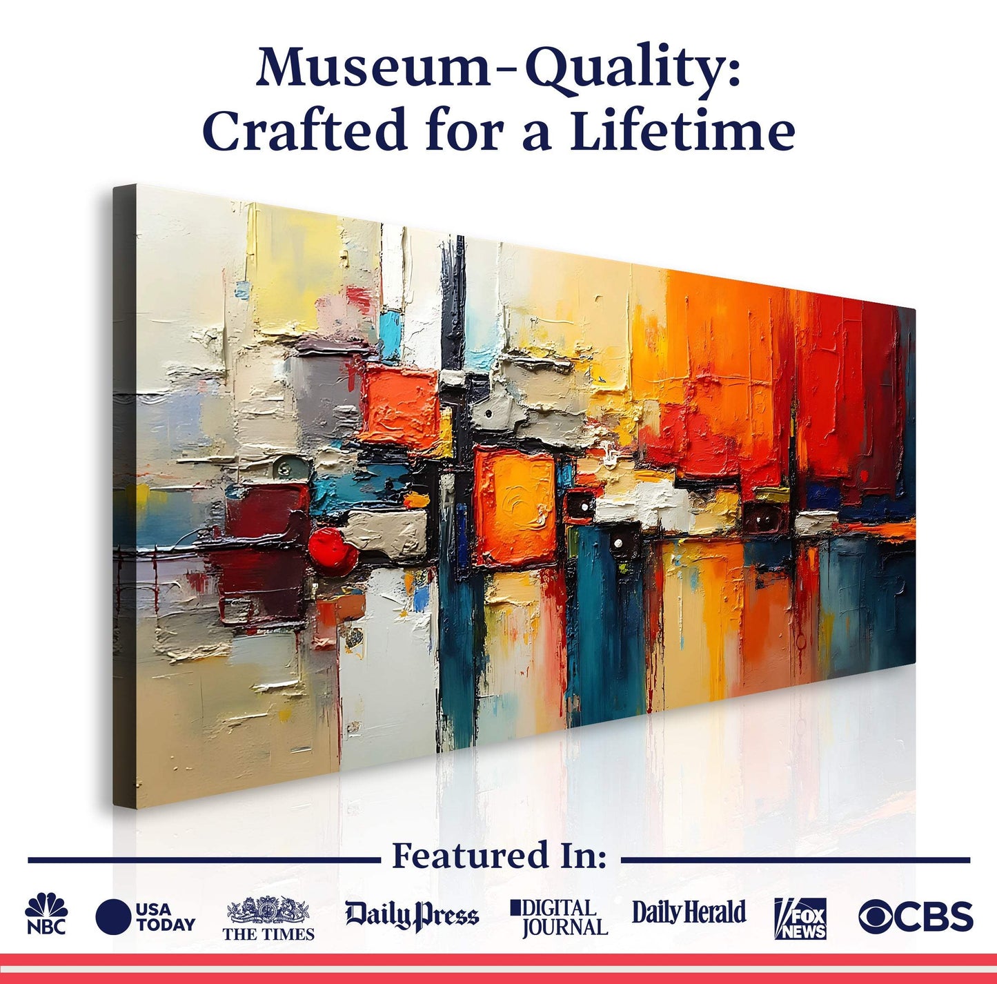 Colorful Abstract Wall Art II - Tailored Canvases - Flyclothing LLC