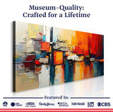 Colorful Abstract Wall Art II - Tailored Canvases - Flyclothing LLC