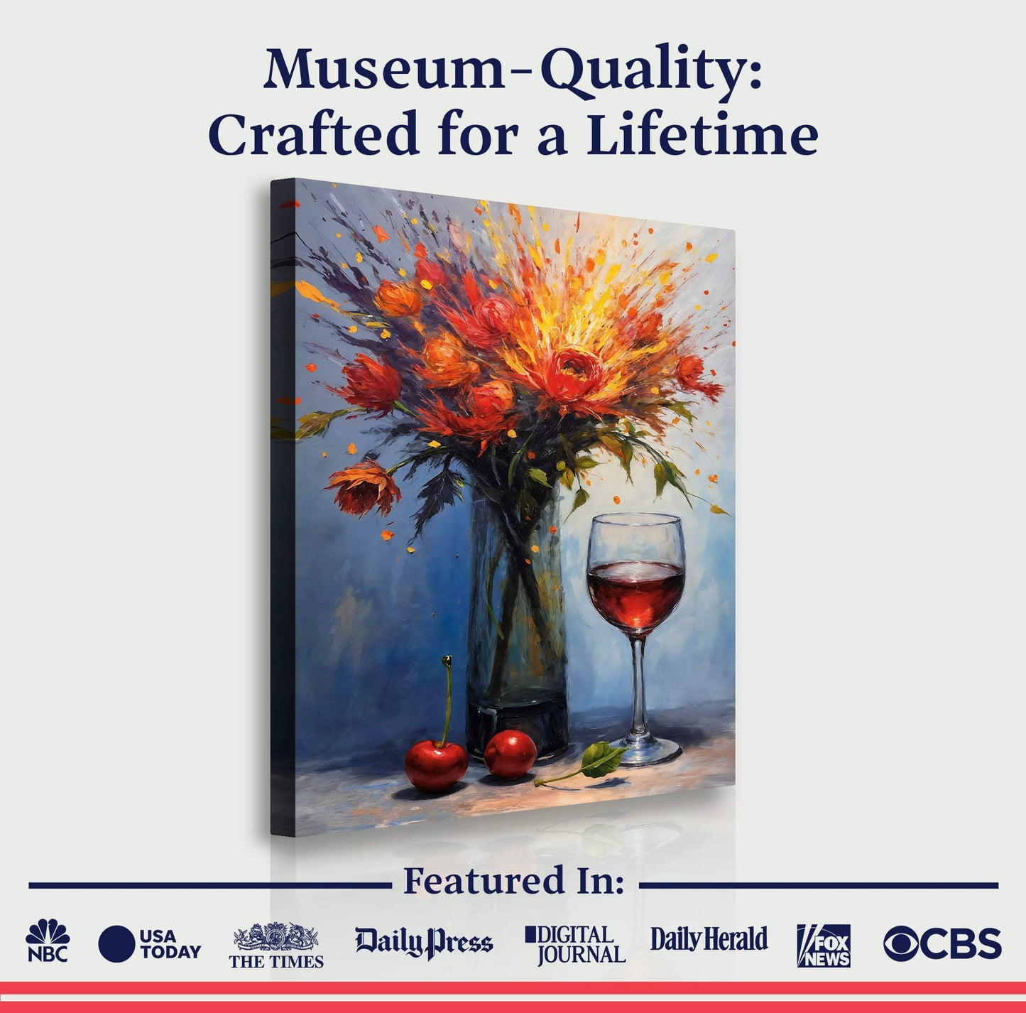 Dynamic Still Life Abstract Wall Art - Tailored Canvases - Flyclothing LLC
