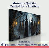 Coven of Witches Halloween Wall Art - Tailored Canvases - Flyclothing LLC