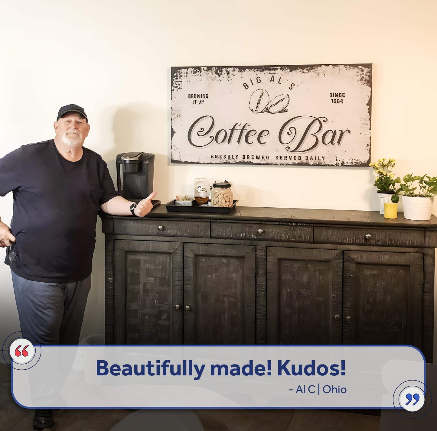 Coffee Bar Sign IV - Tailored Canvases - Flyclothing LLC