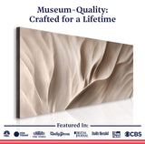 Soft Waves of Elegance Wall Art - Tailored Canvases - Flyclothing LLC