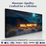 You'll Figure It Out Motivational Wall Sign - Tailored Canvases - Flyclothing LLC