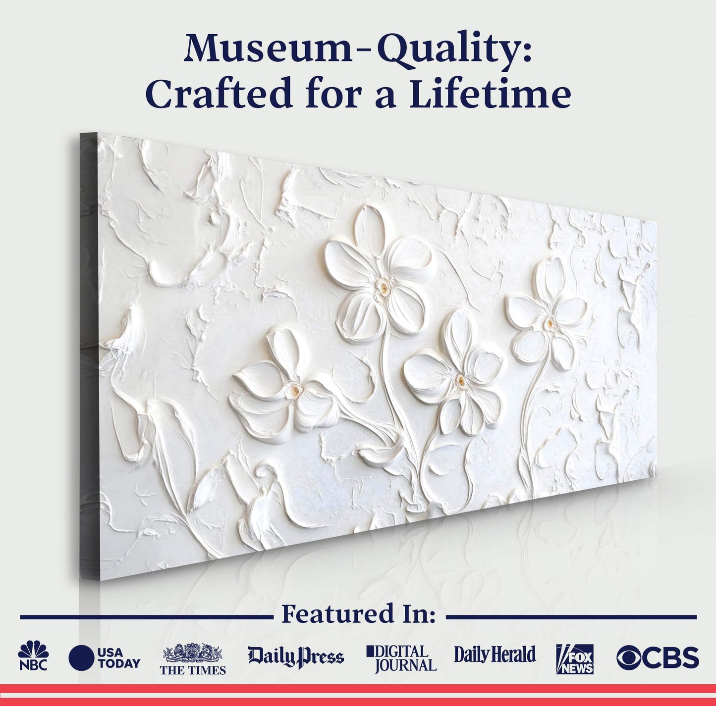 Floral Abstract Wall Art III - Tailored Canvases - Flyclothing LLC