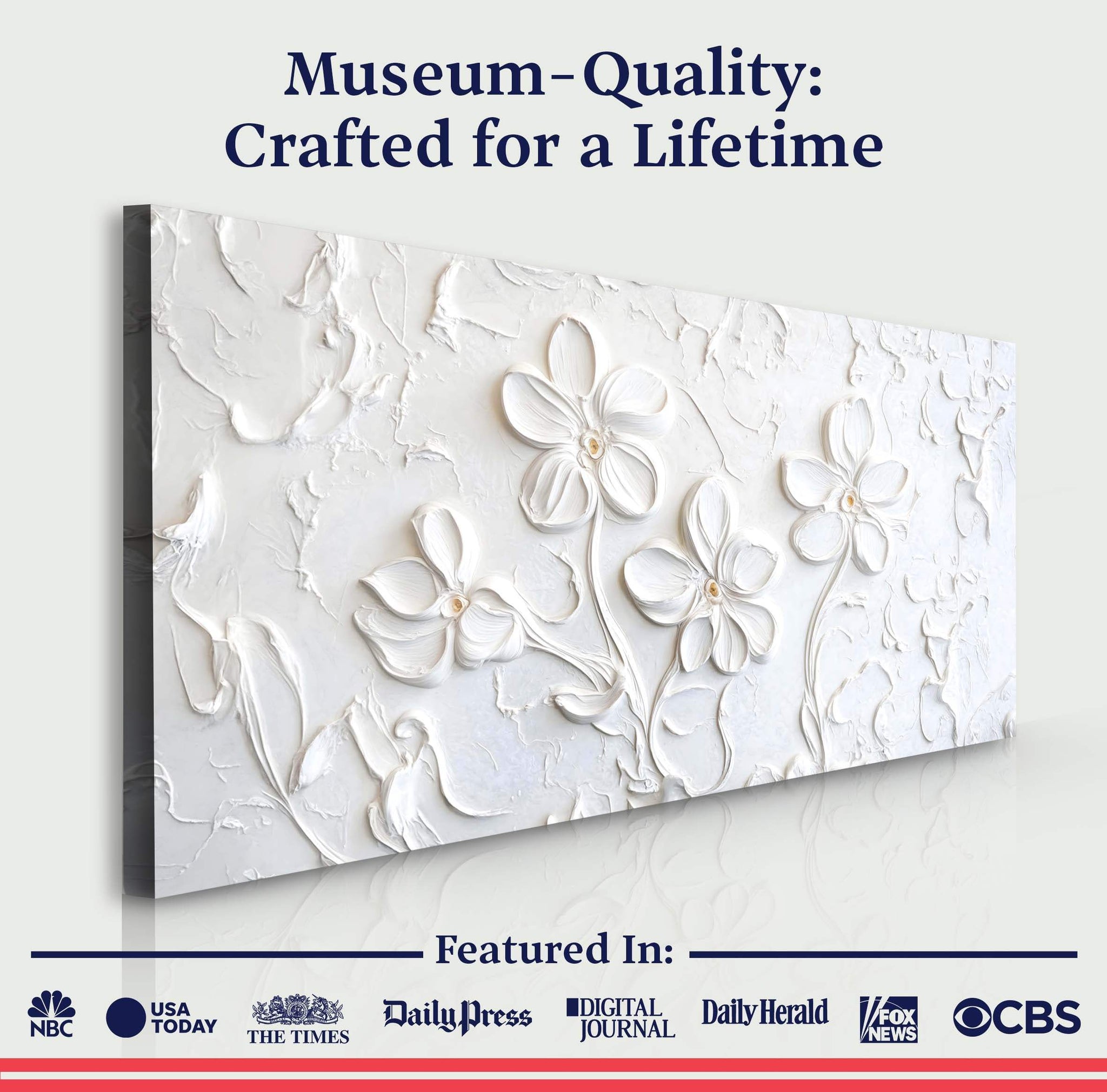 Floral Abstract Wall Art III - Tailored Canvases - Flyclothing LLC