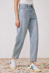 Queens Of Noise High Rise Barrel Jeans HJ026 [FINAL SALE] - Hey Joanie - Flyclothing LLC