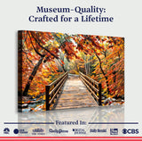 Crossing Autumn Wall Art - Tailored Canvases - Flyclothing LLC