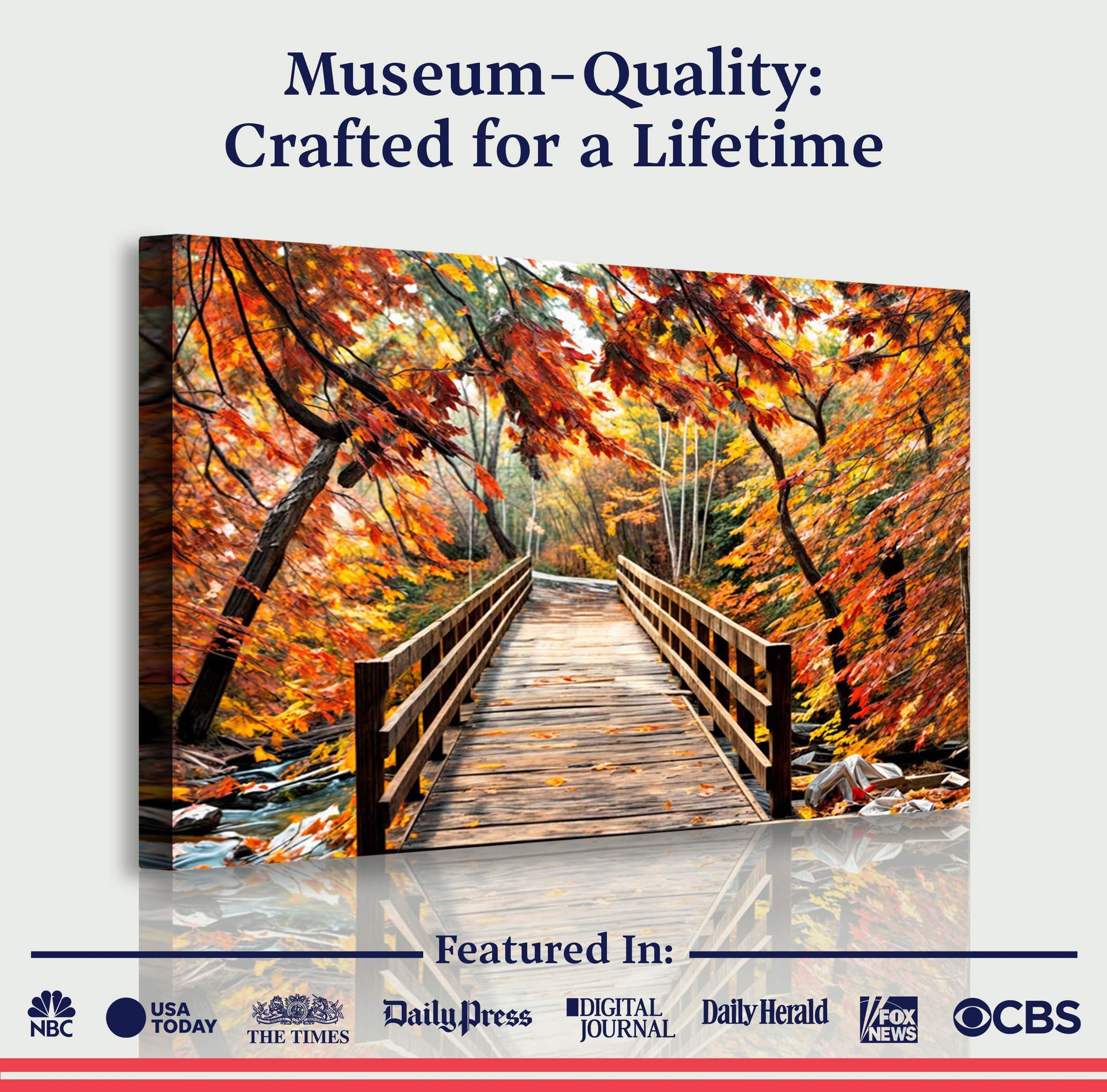 Crossing Autumn Wall Art - Tailored Canvases - Flyclothing LLC