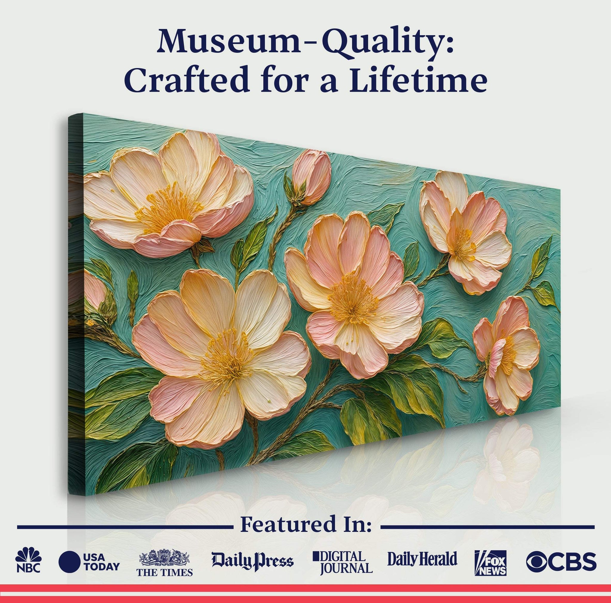 Blossoms Serenade Wall Art - Tailored Canvases - Flyclothing LLC