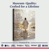 Jesus Christ Walking On Water Faith Wall Art IV - Tailored Canvases - Flyclothing LLC