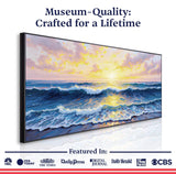 Golden Horizon Wall Art - Tailored Canvases - Flyclothing LLC