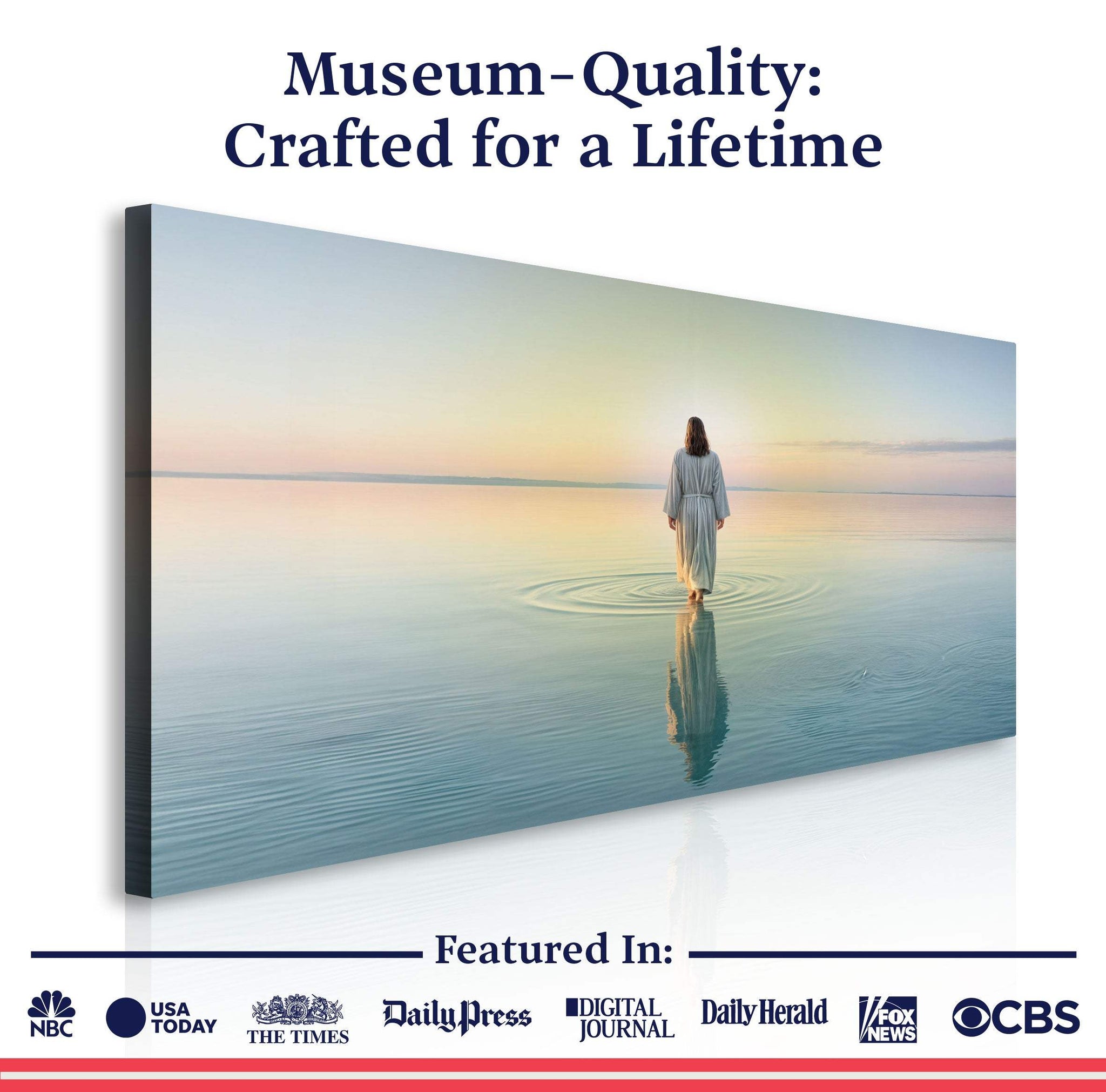 Reflections Faith Wall Art XVII - Tailored Canvases - Flyclothing LLC