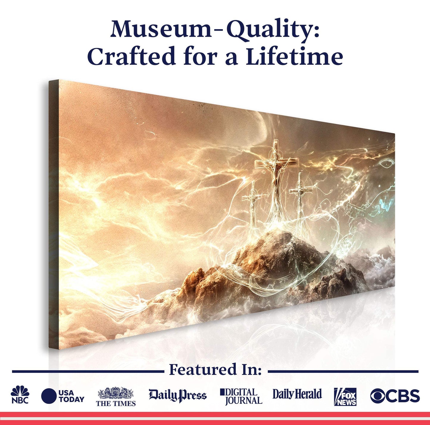 He Is Risen Faith Wall Art - Tailored Canvases - Flyclothing LLC