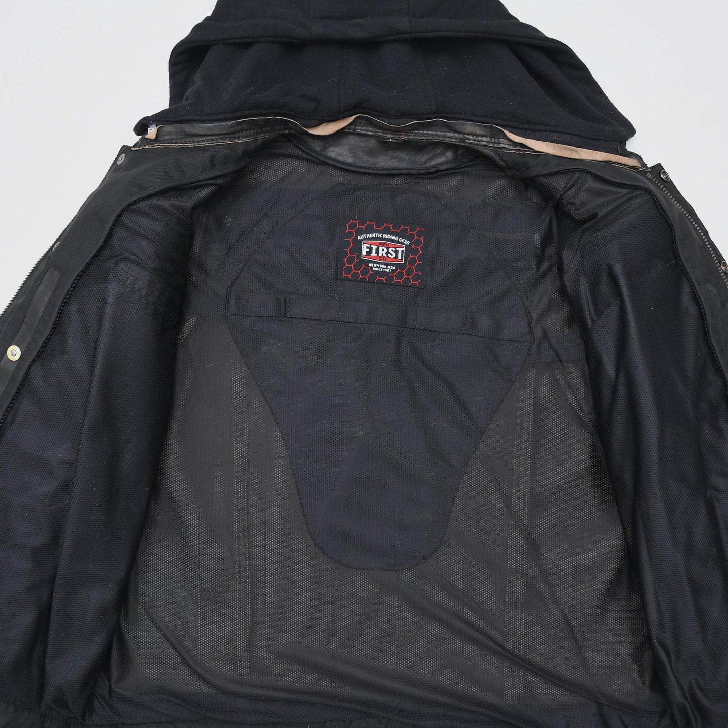 Vendetta Men's Motorcycle Leather Jacket - First Manufacturing Company - Flyclothing LLC