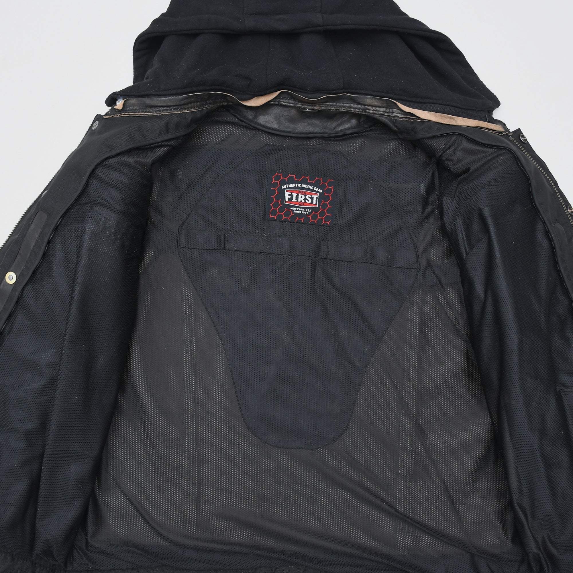 Vendetta Men's Motorcycle Leather Jacket - First Manufacturing Company - Flyclothing LLC