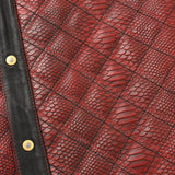 Kingsnake Men’s Motorcycle Leather Vest - First Manufacturing Company - Flyclothing LLC