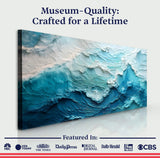 Blue Ocean Coastal Wall Art II - Tailored Canvases - Flyclothing LLC