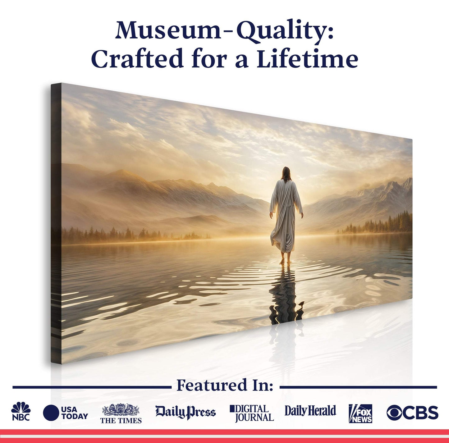 Reflections Faith Wall Art III - Tailored Canvases - Flyclothing LLC