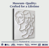 3D Minimalist Faces Wall Art - Tailored Canvases - Flyclothing LLC