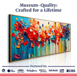 Colorful Petals Wall Art - Tailored Canvases - Flyclothing LLC