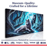 3D Wolves Wall Art - Tailored Canvases - Flyclothing LLC