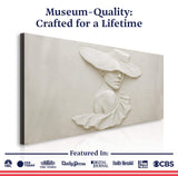 3D Minimalist Female Portrait Wall Art - Tailored Canvases - Flyclothing LLC
