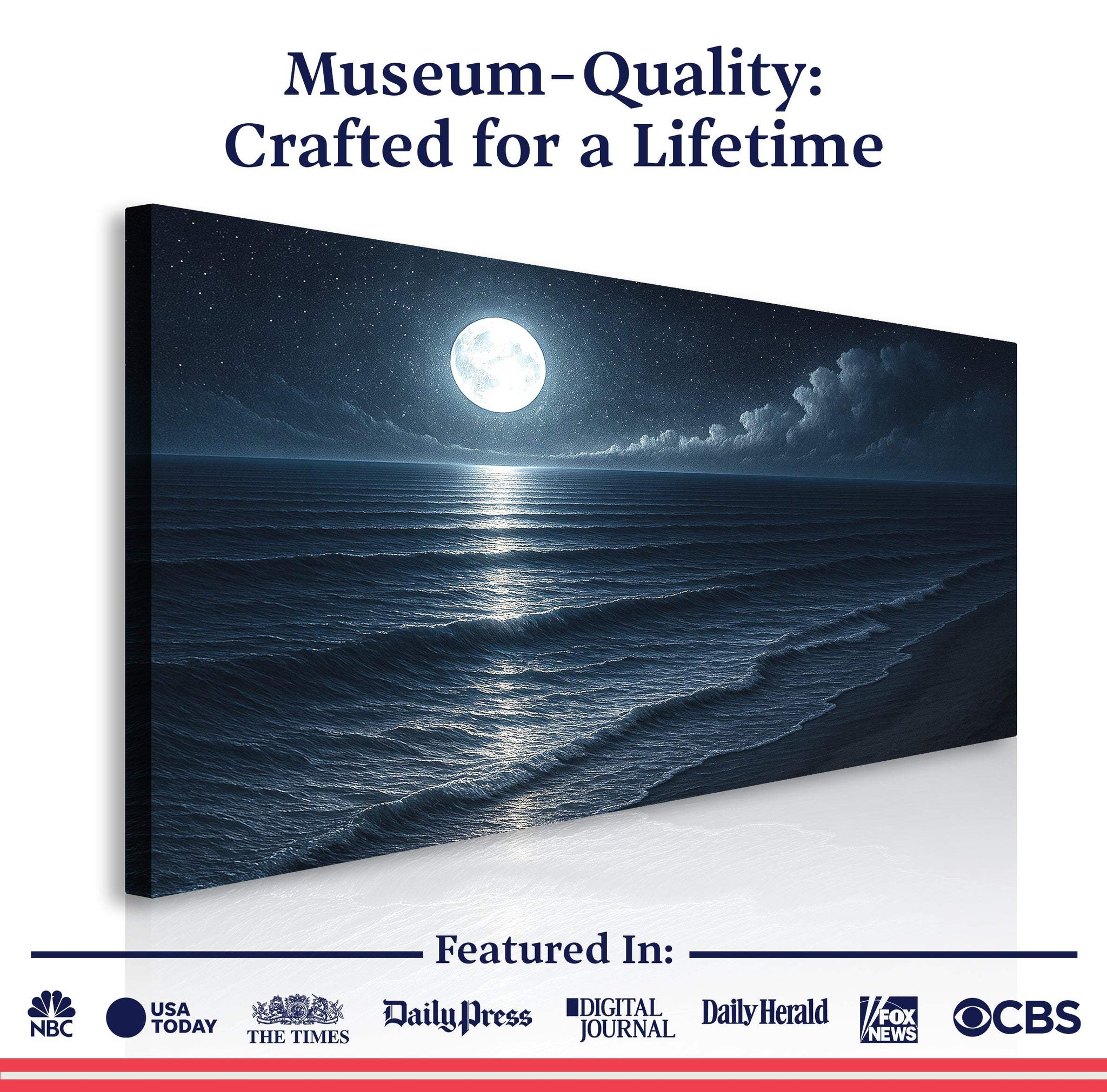 Beach Shoreline Coastal Wall Art - Tailored Canvases - Flyclothing LLC