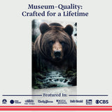 Grizzly Bear Double Exposure Wall Art - Tailored Canvases - Flyclothing LLC